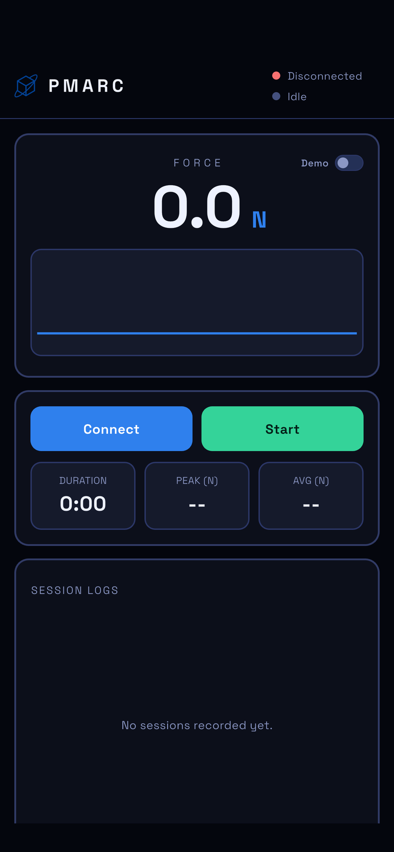 Main screen